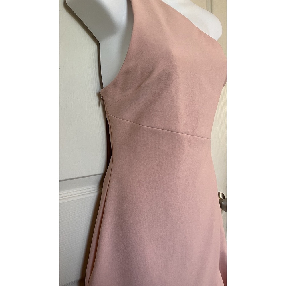Cinq A Sept Stella Asymmetrical One Shoulder Formal Dress Pink Womens 6 - Picture 6 of 15